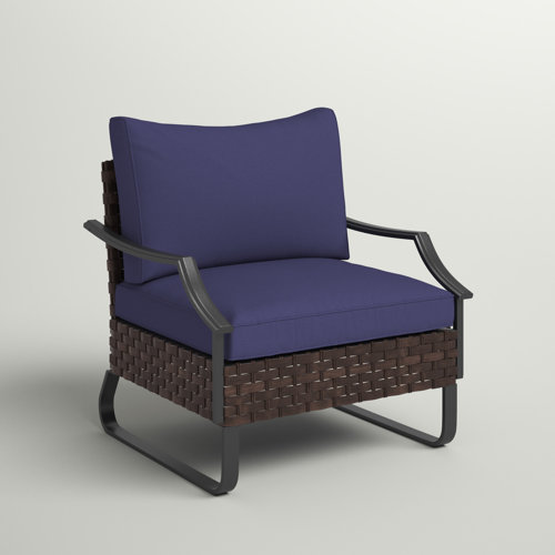 Andover Mills™ Heiman Patio Chair with Cushions & Reviews Wayfair